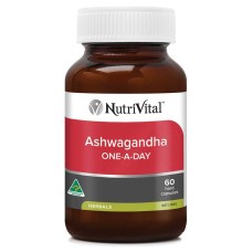 NUTRIVITAL ASHWAGANDHA ONE-A-DAY CAPSULES 60c